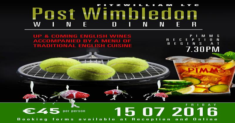 Post Wimbledon Wine Dinnner