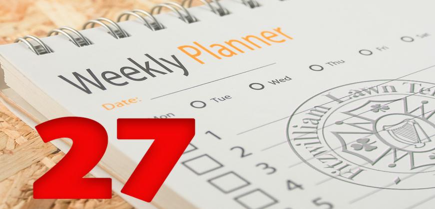 Weekly Events in Fitz - Week 27